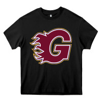 Black guildford flames Heavy Core Tee - linhVisuals