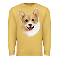 Antique Gold Corgi Premium Sweatshirt - Jasminsmagicworld