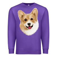Purple Corgi Premium Sweatshirt - Jasminsmagicworld