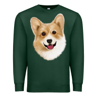 Sports Green Corgi Premium Sweatshirt - Jasminsmagicworld