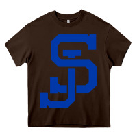 Chocolate Brown san jose state Heavy Core Tee - linhVisuals