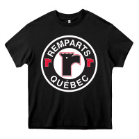 Black remparts-quebec Heavy Core Tee - linhVisuals