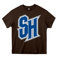 Chocolate Brown seton hall pirates Heavy Core Tee - linhVisuals