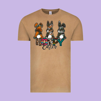Hoppy Easter Vintage Tee Designed By Cowhidedigitalart