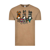 Vintage Coffee Hoppy Easter Vintage Tee - CowhideDigitalArt