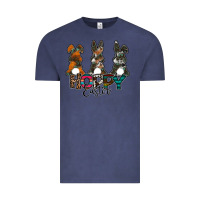 Vintage Denim Hoppy Easter Vintage Tee - CowhideDigitalArt