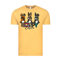 Vintage Mustard Hoppy Easter Vintage Tee - CowhideDigitalArt
