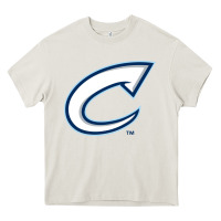 Cream columbus clippers Heavy Core Tee - linhVisuals