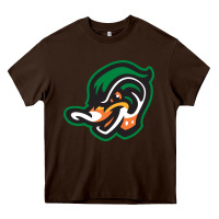 Chocolate Brown down east wood ducks Heavy Core Tee - linhVisuals