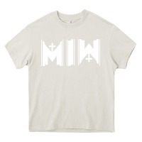 Cream Motionless In White Heavy Core Tee - linhVisuals