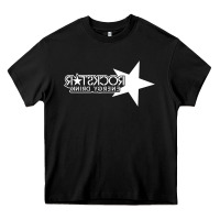 Black ROCK STAR Heavy Core Tee - linhVisuals
