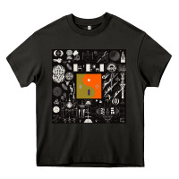 Asphalt nice bon -iver symbol Heavy Core Tee - linhVisuals