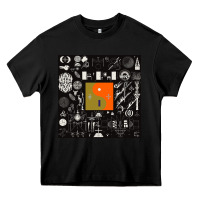 Black nice bon -iver symbol Heavy Core Tee - linhVisuals
