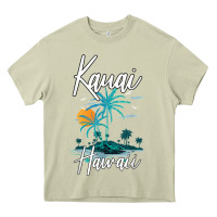 Mossy family vacation retro sunset hawaii kauai t shirt Heavy Core Tee - linhVisuals