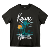 Asphalt family vacation retro sunset hawaii kauai t shirt Heavy Core Tee - linhVisuals