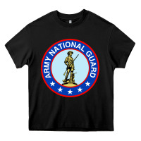 Black army national guard Heavy Core Tee - linhVisuals