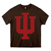Chocolate Brown indiana gifts Heavy Core Tee - linhVisuals