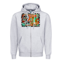 Heather Grey western back to school 2nd grade 2 Zipper Hoodie - Jasminsmagicworld