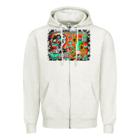 Oatmeal Heather western back to school 2nd grade 2 Zipper Hoodie - Jasminsmagicworld