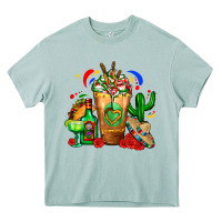 Arona Mexican Cold Drink With Cactus Sombrero And Tequil Heavy Core Tee - FaDigitalArtStudio