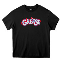 Black grease grease the movie blue small Heavy Core Tee - linhVisuals