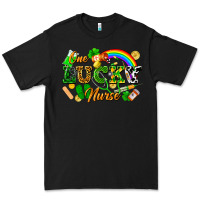 Black one lucky nurse Premium Tee - FaDigitalArtStudio