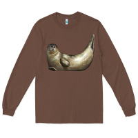 Chestnut sea seal Long Sleeve Tee - LillyAllenDesigns