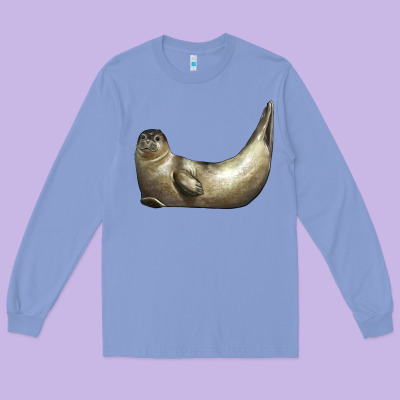 Sea Seal Long Sleeve Tee Designed By Lillyallendesigns