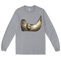 Heather Grey sea seal Long Sleeve Tee - LillyAllenDesigns