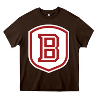Chocolate Brown Bradley University Athletics Heavy Core Tee - linhVisuals