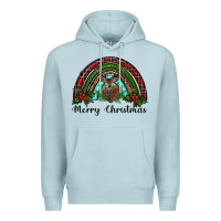Blue Mist reindeer rainbow christmas Premium Hoodie - RanaPortraitStore