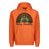 Carrot reindeer rainbow christmas Premium Hoodie - RanaPortraitStore