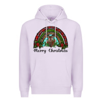 Lilac reindeer rainbow christmas Premium Hoodie - RanaPortraitStore