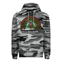 Slate Camo reindeer rainbow christmas Premium Hoodie - RanaPortraitStore