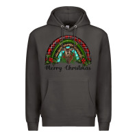 Smoke reindeer rainbow christmas Premium Hoodie - RanaPortraitStore