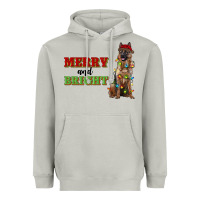 Moon Dust merry and bright german shepherd Heavyweight Hoodie - RanaPortraitStore