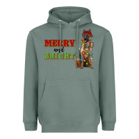 Sage merry and bright german shepherd Heavyweight Hoodie - RanaPortraitStore