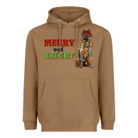 Toasted Coconut merry and bright german shepherd Heavyweight Hoodie - RanaPortraitStore