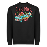 Black little miss preschool Heavyweight Sweatshirt - RanaPortraitStore
