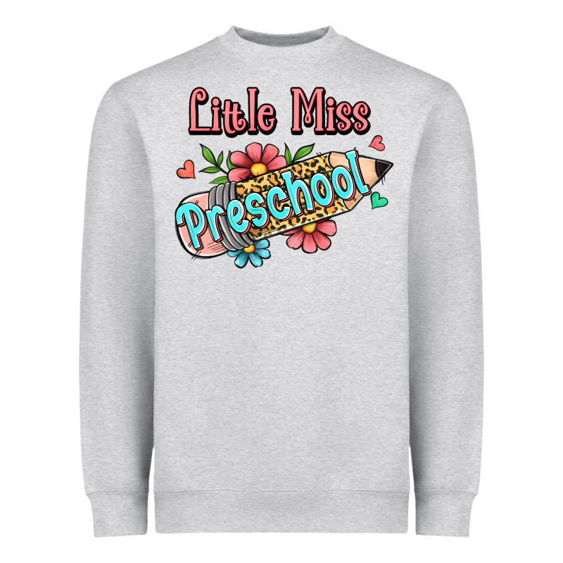Little Miss Preschool Heavyweight Sweatshirt by RanaPortraitStore | Teevron