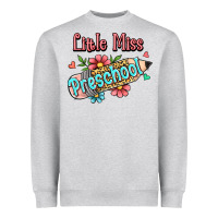 Heather Grey little miss preschool Heavyweight Sweatshirt - RanaPortraitStore