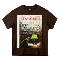 Chocolate Brown the new yorker 1973 Heavy Core Tee - linhVisuals