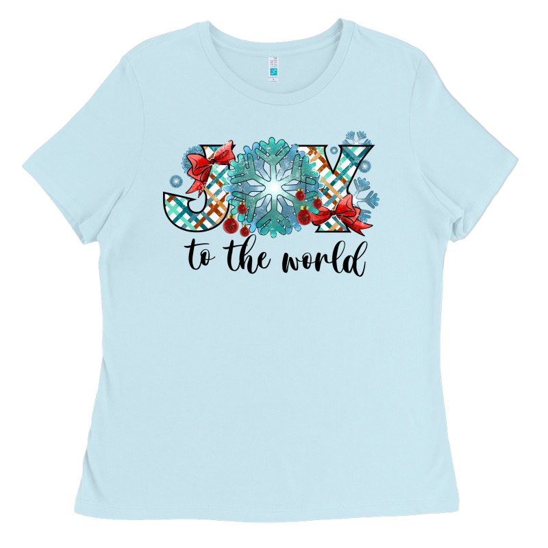 Joy To The World Ladies Tee by CowhideDigitalArt | Teevron