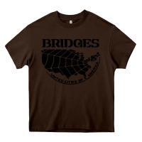 Chocolate Brown bridges death stranding Heavy Core Tee - linhVisuals