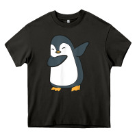 Asphalt penguin dabbing funny Heavy Core Tee - linhVisuals