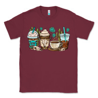 Burgundy bull skull coffee cups Classic Tee - OliviaCreatesArt