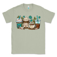 Matcha bull skull coffee cups Classic Tee - OliviaCreatesArt