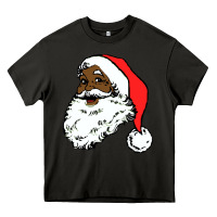Asphalt black santa claus christmas Heavy Core Tee - linhVisuals