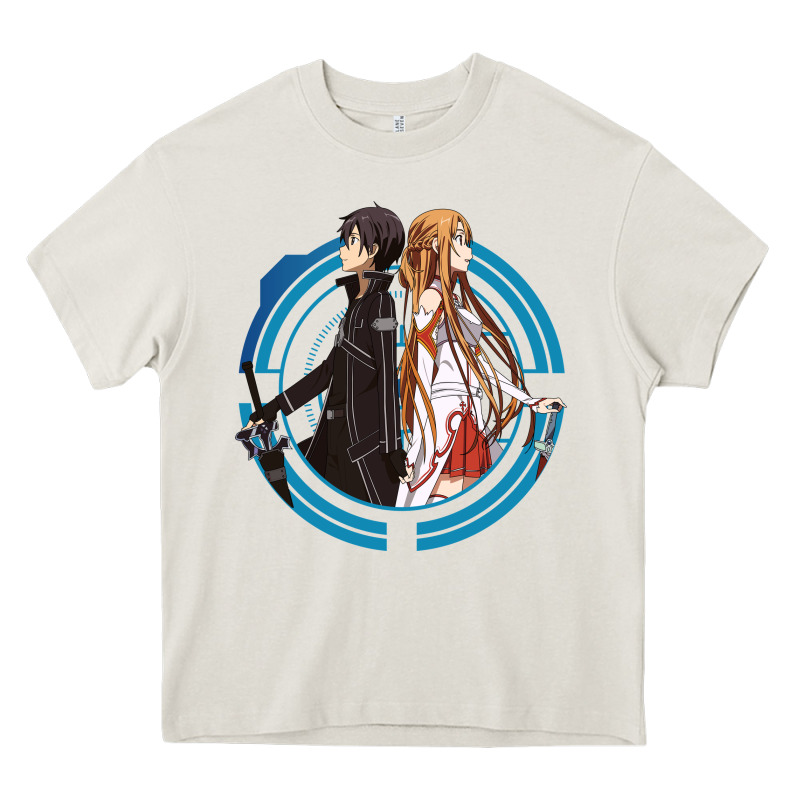 Sword Art Online -  Kirito And Asuna Heavy Core Tee by linhVisuals | Teevron