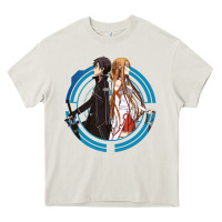 Cream sword art online -  kirito and asuna Heavy Core Tee - linhVisuals